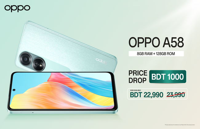 OPPO launches A58 smartphone in Pakistan